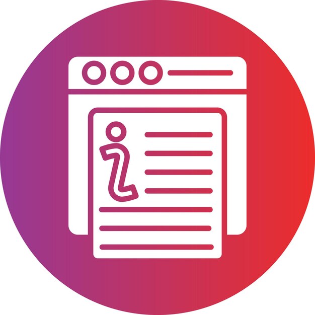 vector design documentation portal icon style