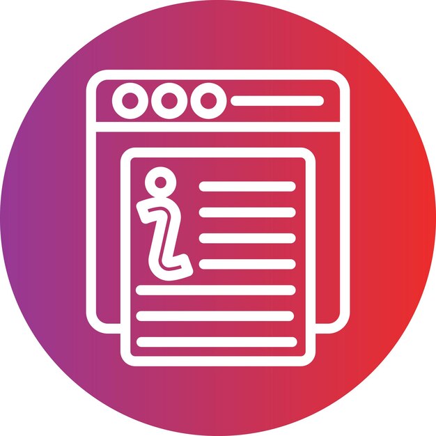 vector design documentation portal icon style