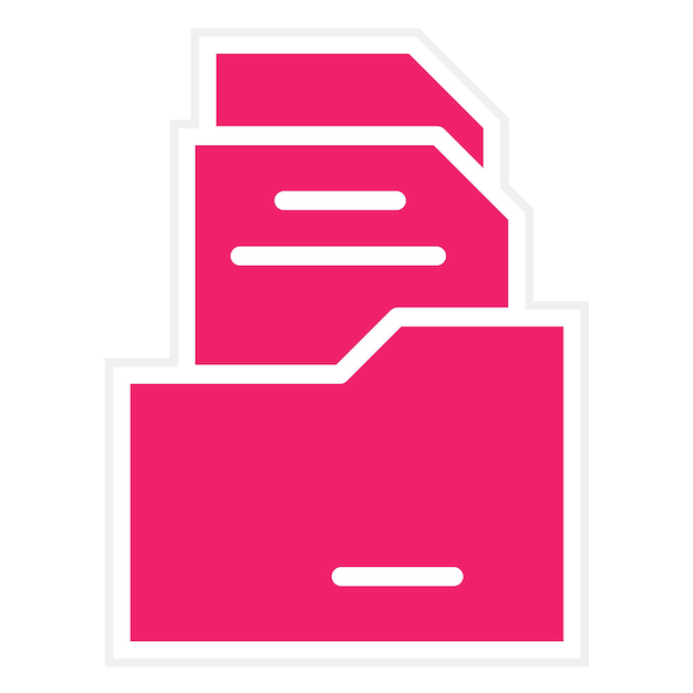 Vector Design Documents Management Icon Style