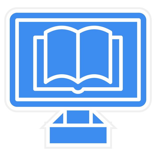 Vector Design EBook Icon Style