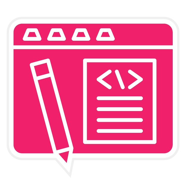 vector design edit code icon style