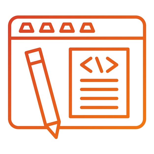 vector design edit code icon style