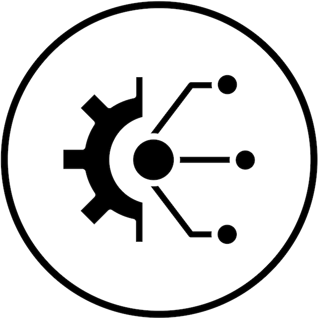 Vector Design EdTech Integration Icon Style