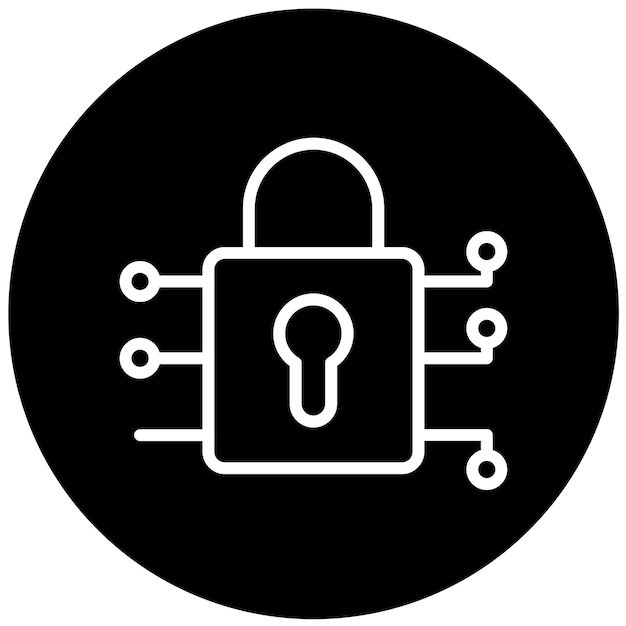 Vector Design Encryption Security Icon Style