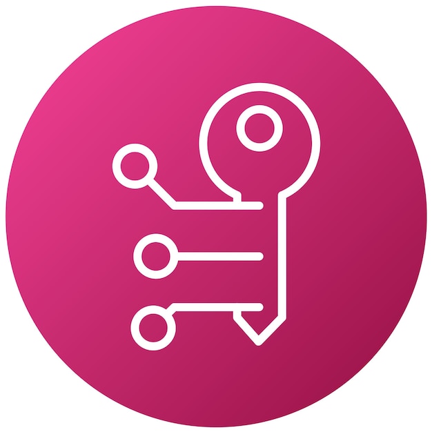 Vector Design Encryption Technology Icon Style
