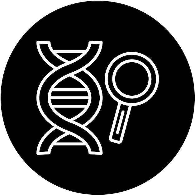 vector design explore dna icon style