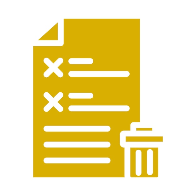 vector design file delete icon style