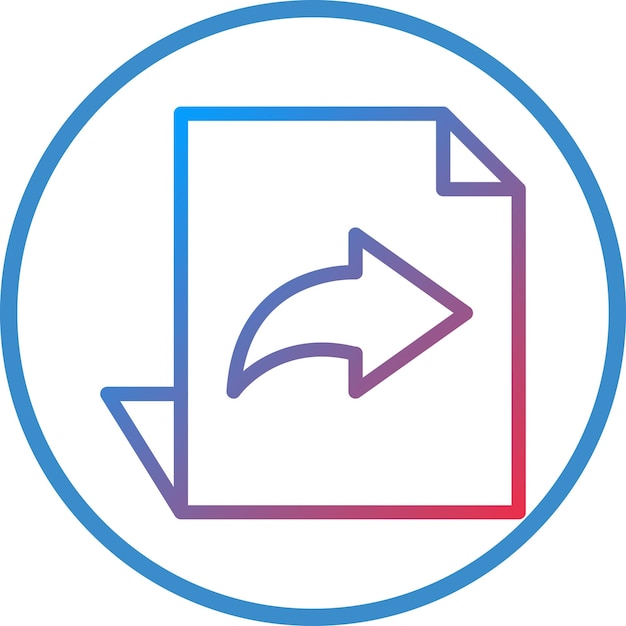 Vector Design File Transfer Icon Style