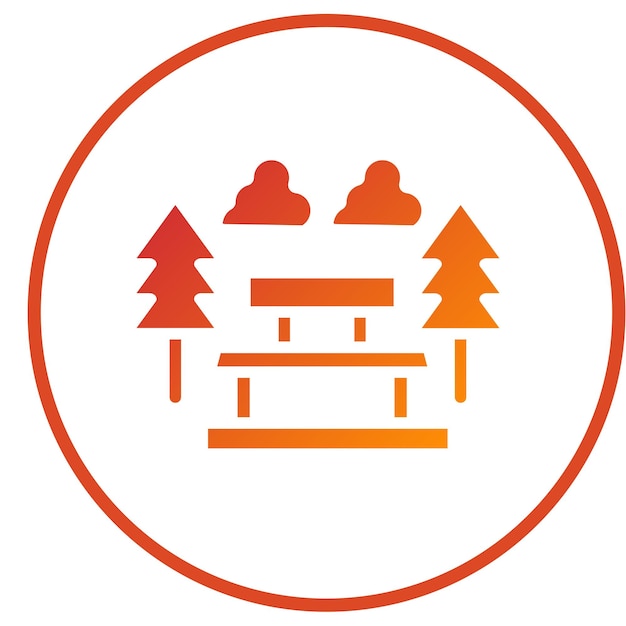 Vector Design Forest Spring Icon Style