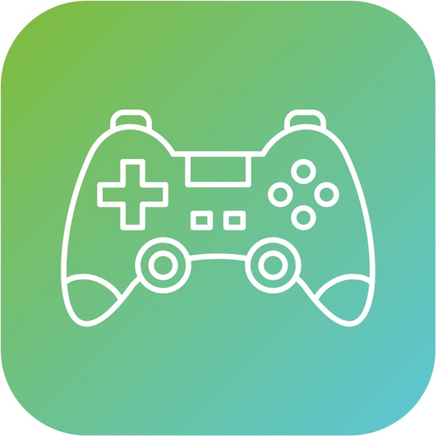 Vector Design Gamepad Icon Style