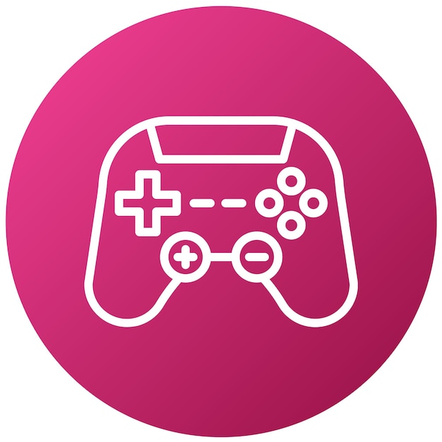 Vector Design Gaming Console Icon Style