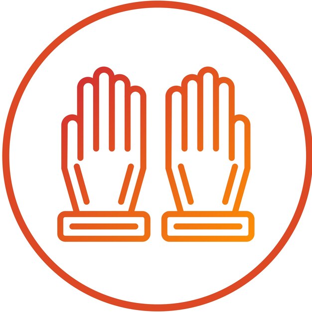 Vector Design Gloves Icon Style
