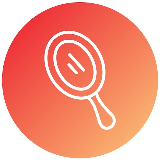 Vector Design Hand Mirror Icon Style
