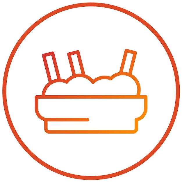 Vector Design Hummus Icon Style