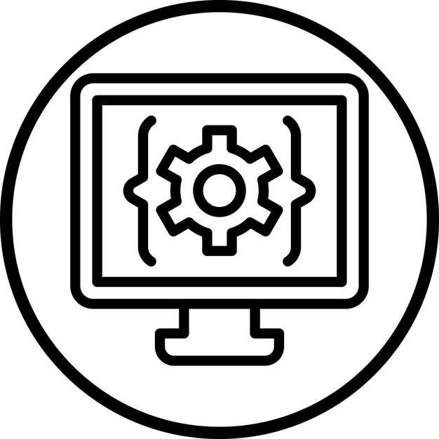 vector design ide icon style