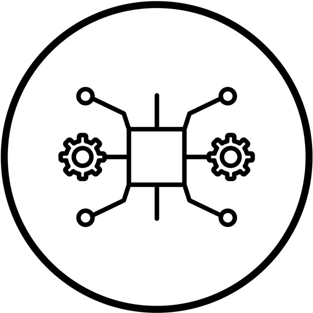 Vector Design Infrastructure Icon Style