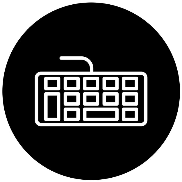 vector design input device icon style