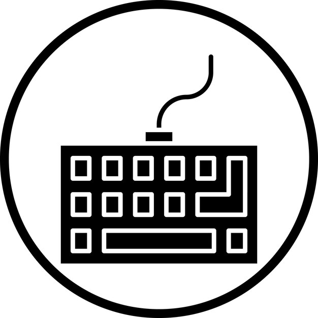 Vector Design Keyboard Icon Style