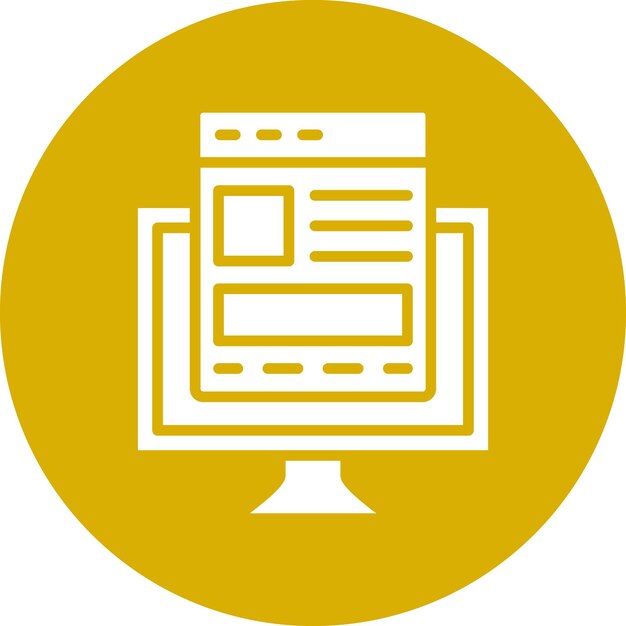 Vector Design Landing Page Icon Style