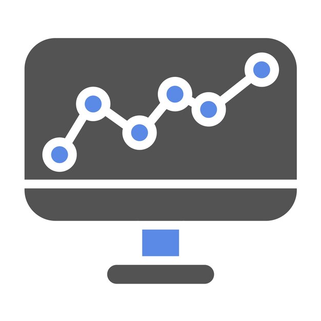 Vector Design Learning Analytics Icon Style