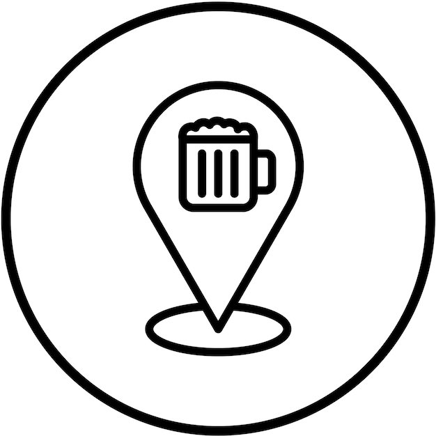 Vector Design Local Brews Icon Style