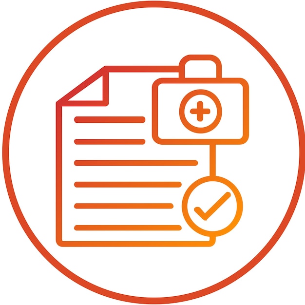 Vector Design Medical Procedure Icon Style