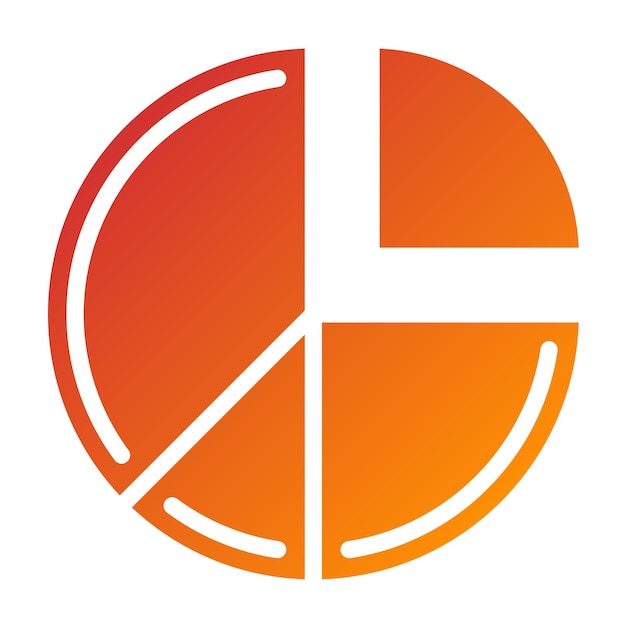 Vector Design Pie Chart Icon Style