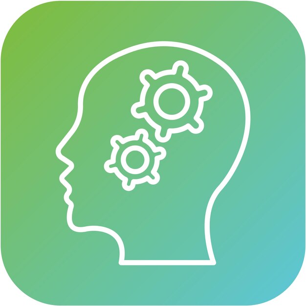 vector design problem solving icon style