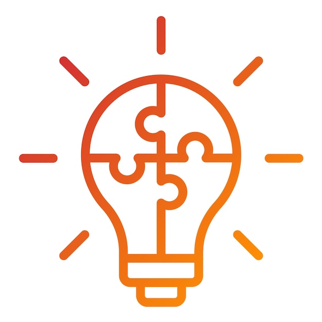 Vector Design Problem Solving Icon Style