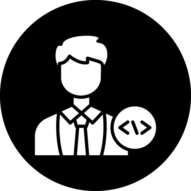 Vector Design Programmer Icon Style