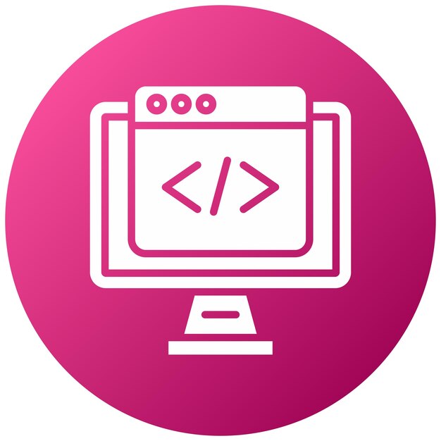 vector design programming icon style