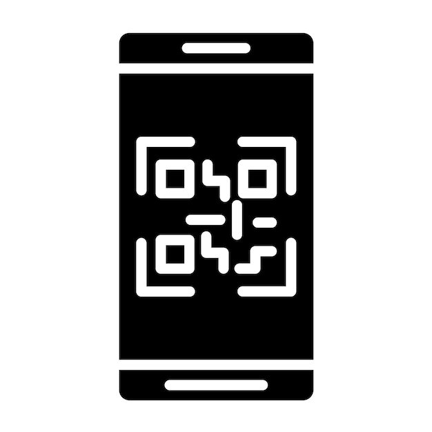 Vector Design QR Code Icon Style