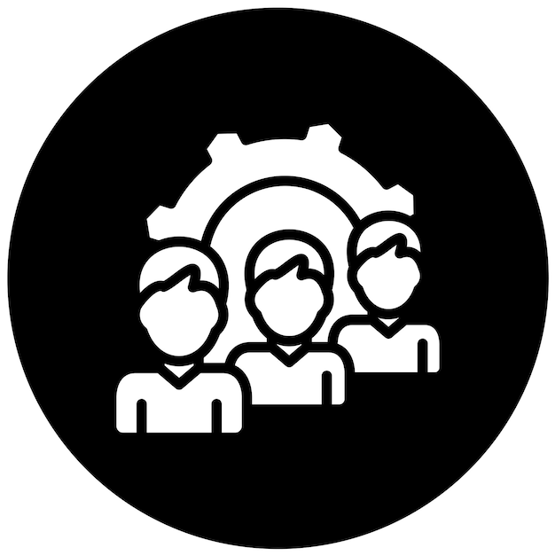 Vector Design Queue Management Icon Style