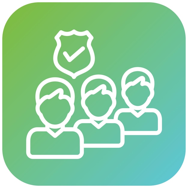 Vector Design Queue status Icon Style