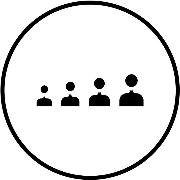 vector design queue status icon style