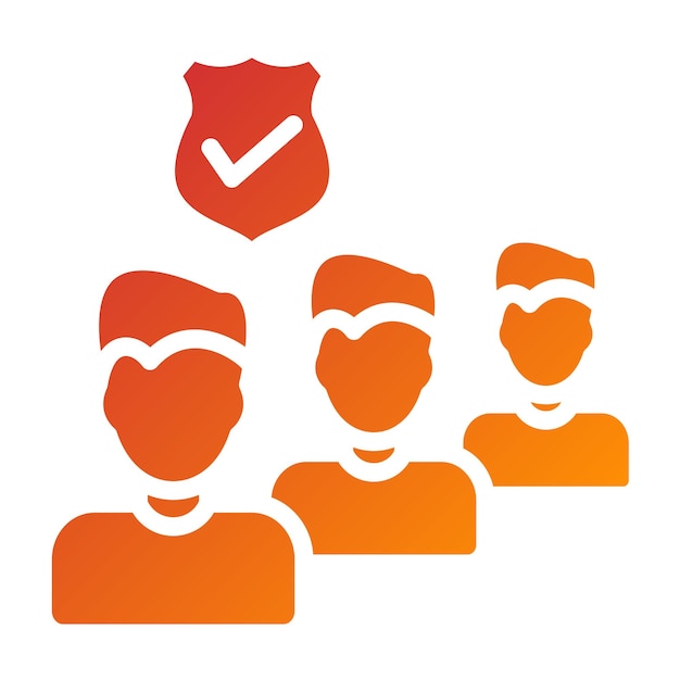 Vector Design Queue Status Icon Style