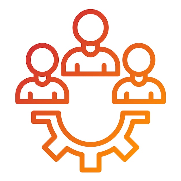 Vector Design Queueing System Icon Style