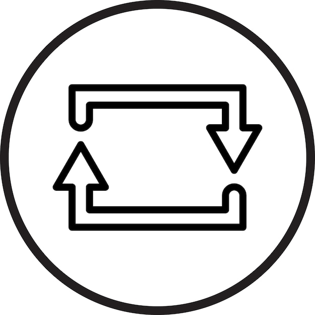 Vector Design Rectangular Arrow Icon Style