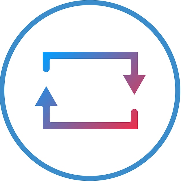 Vector Design Rectangular Arrow Icon Style
