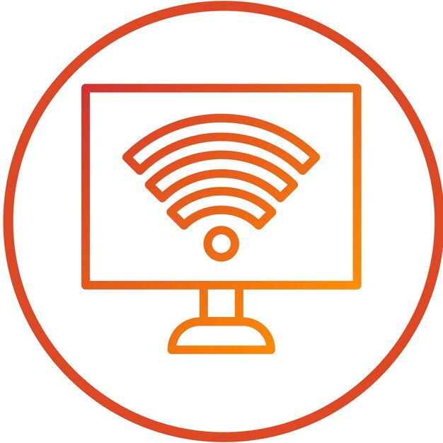 Vector Design Remote Connection Icon Style
