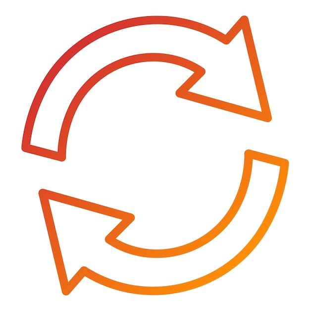 Vector Design Repeat Icon Style