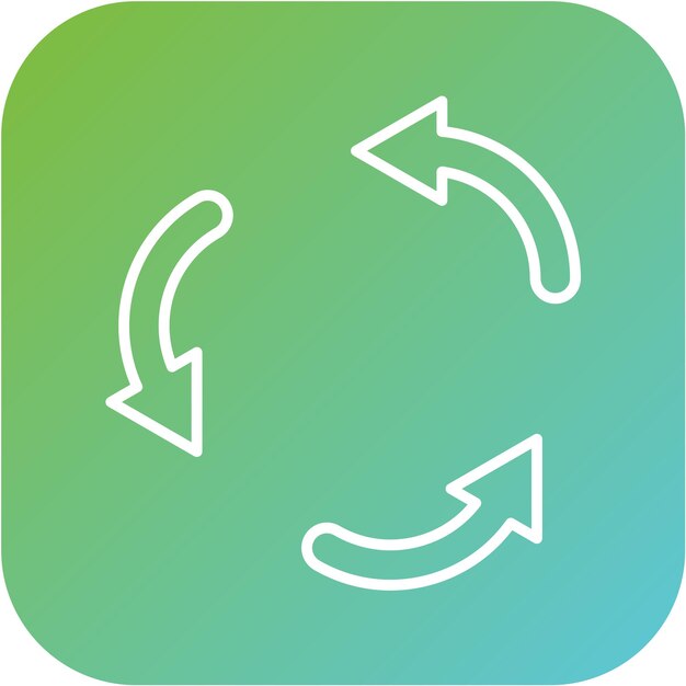 Vector Design Roundabout Icon Style