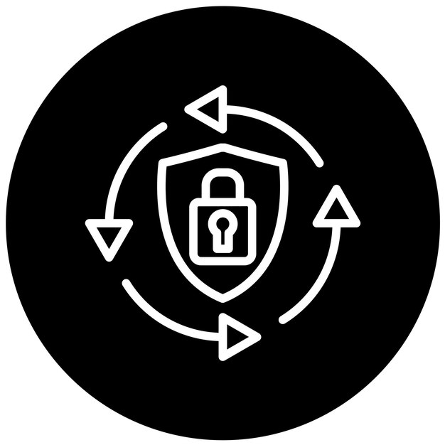 Vector Design Secure Access Icon Style