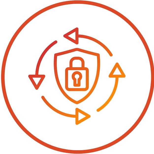 Vector Design Secure Access Icon Style