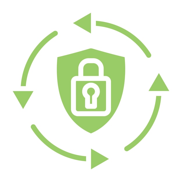Vector Design Secure Access Icon Style