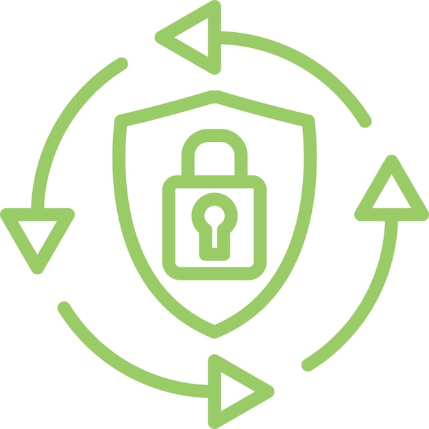 Vector Design Secure Access Icon Style