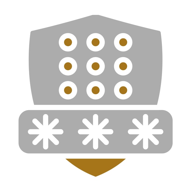 Vector Design Secure Code Icon Style