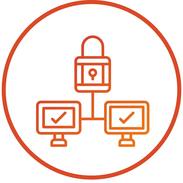 Vector Design Secure Icon Style