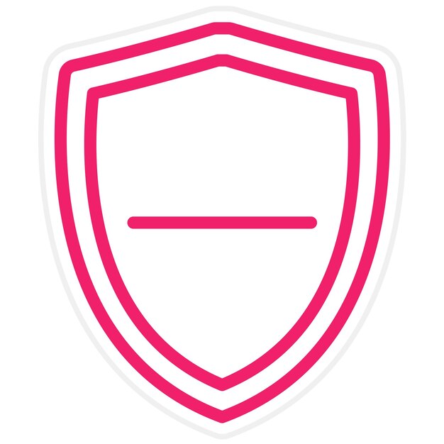 Vector Design Secure Line Icon Style