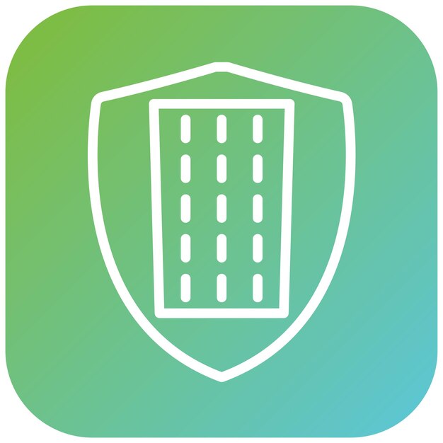 vector design secure path icon style